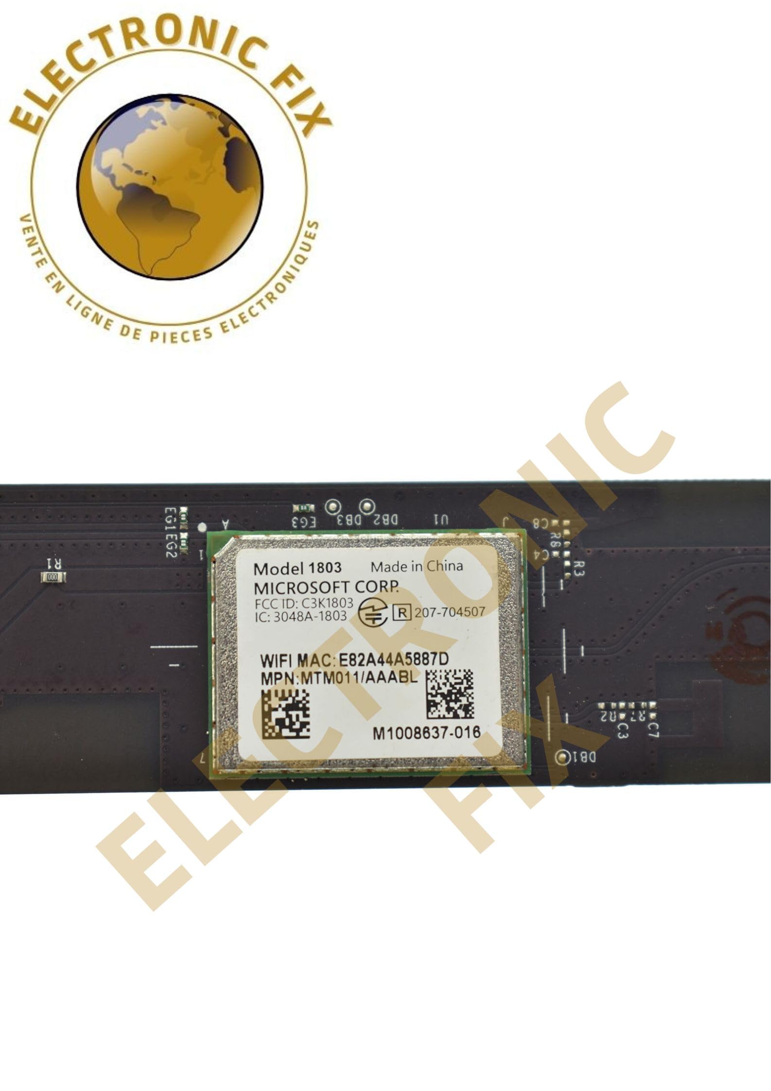 ELECTRONICFIX Carte d'alimentation marche/arrêt mise sous tension de remplacement pour Xbox One X
