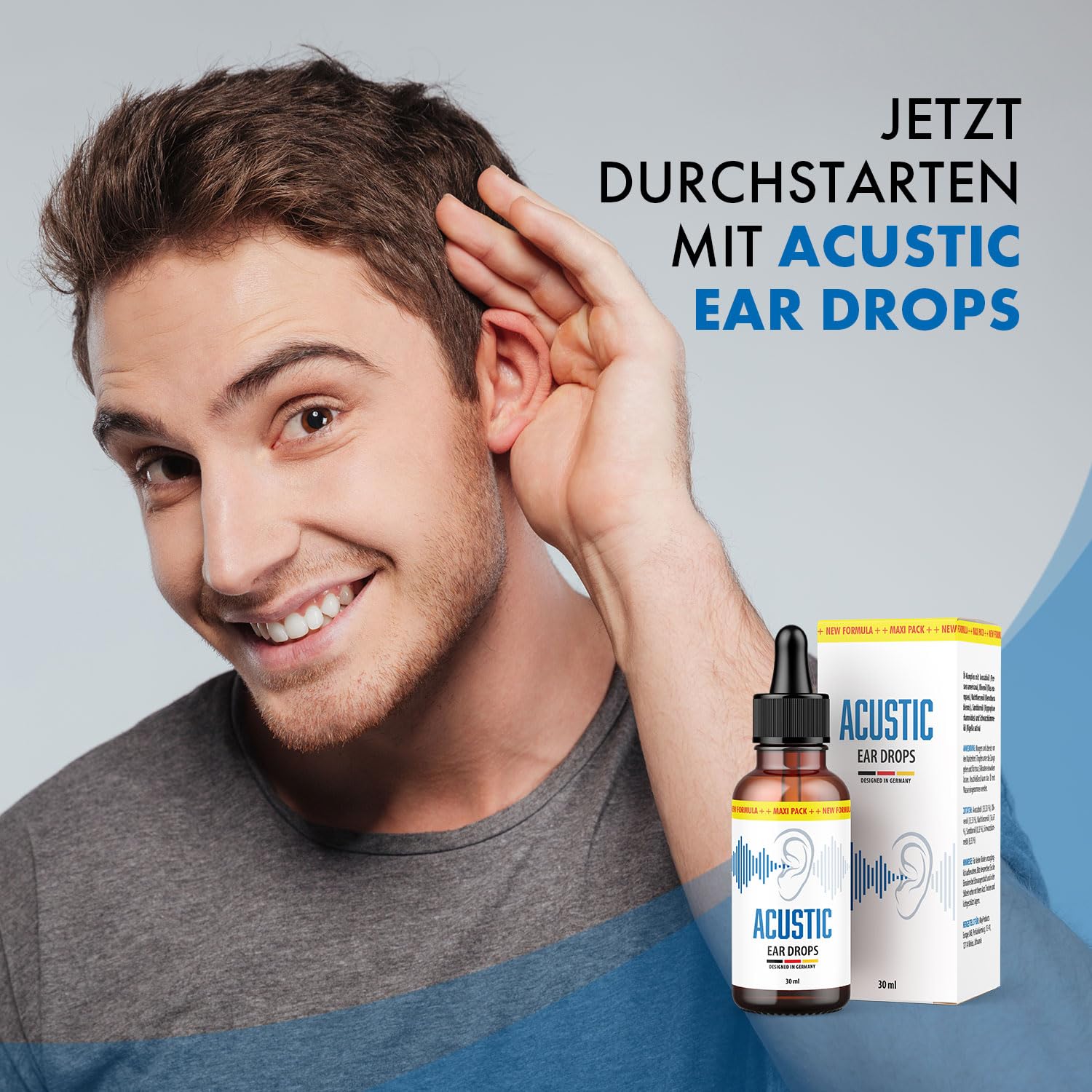 Acustic Ear Drops | sanftes und natürliches P flegeöl | zur täglichen Anwendung | 1x30 ml