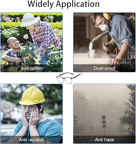 Miniatura 4 de Safety Glasses for Men Women Nurses Anti Fog Stylish Fashion Comfortable Goggles with Side Shields Eye Protection for Adult