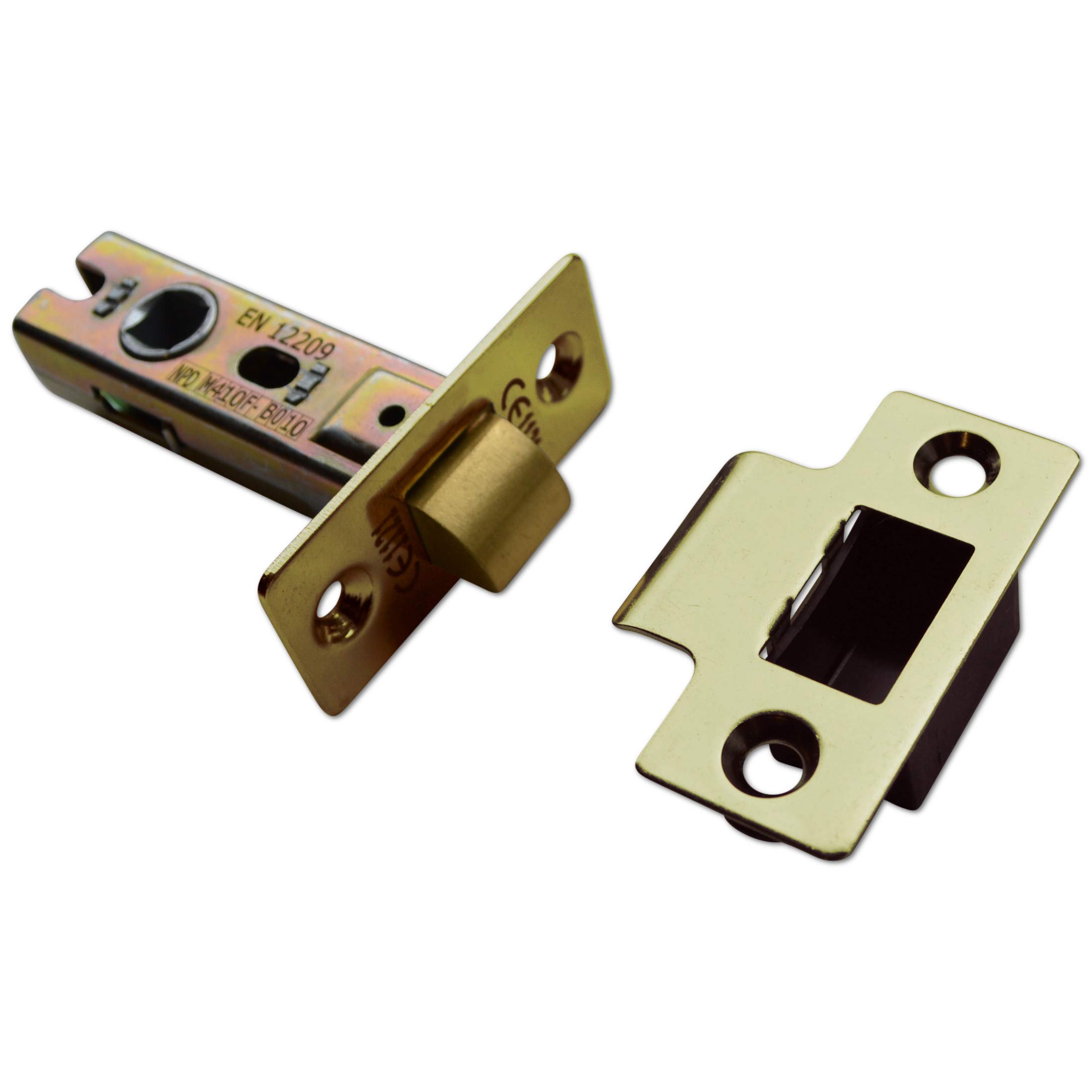 ASEC Vital Tubular Latch - 65mm Polished Brass