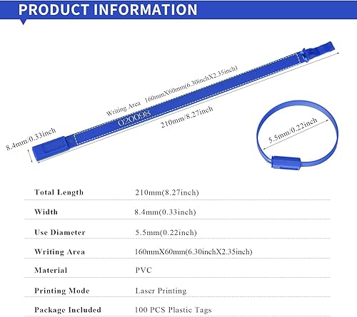 Miniatura 2 de Sellos de alta seguridad a prueba de manipulaciones, mecanismo de longitud fija numerada secuencial uso para camiones, remolques, contenedores,