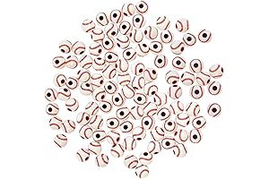 AUEAR 100 Pack Mini Baseball Beads