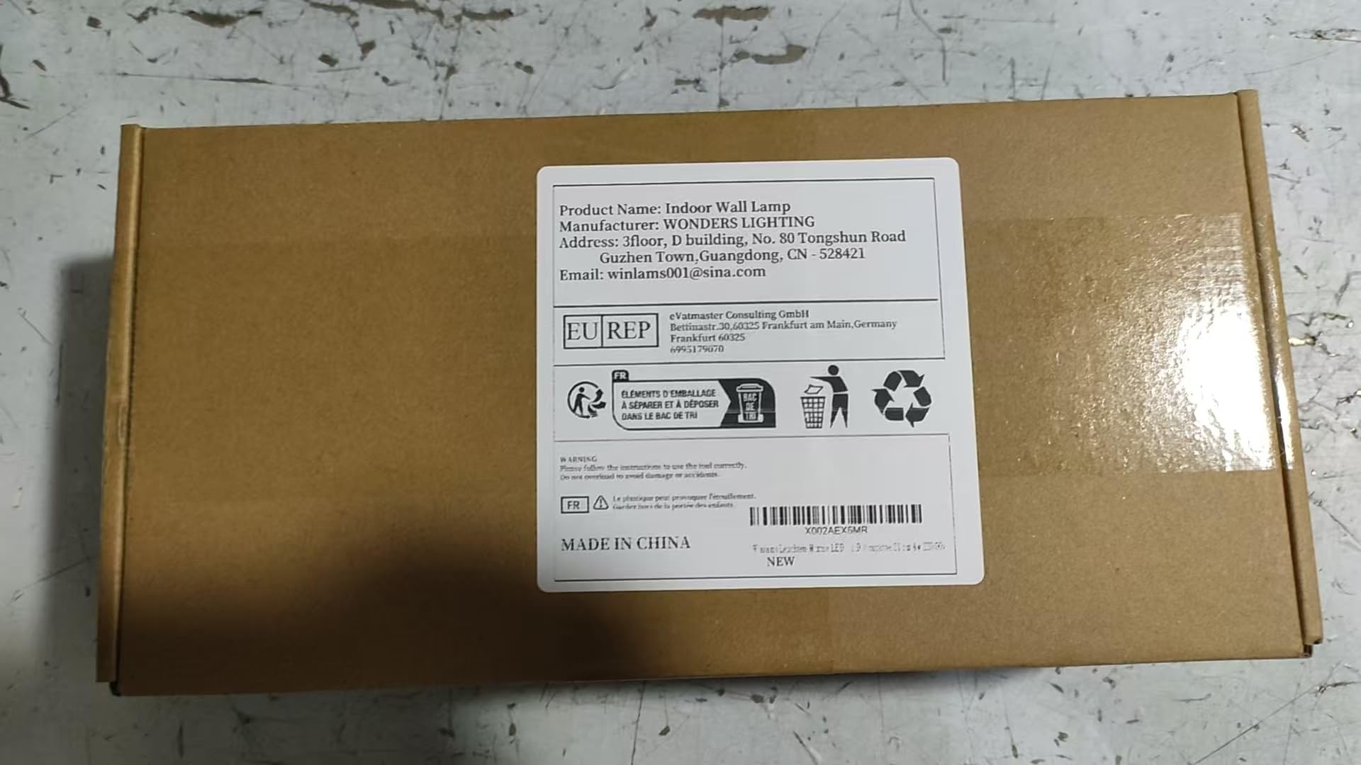 Touch Dimmer - Lampada da parete a LED, 43 cm, faretti da parete, lampade per specchio da bagno, illuminazione e illuminazione per bagno, decorazione interna