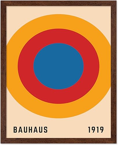 Miniatura 8 de Monem Art Bauhaus Póster – Impresión de sol de California – Arte de círculos arcoíris – Arte geométrico – Arte bohemio chic – Arte moderno de