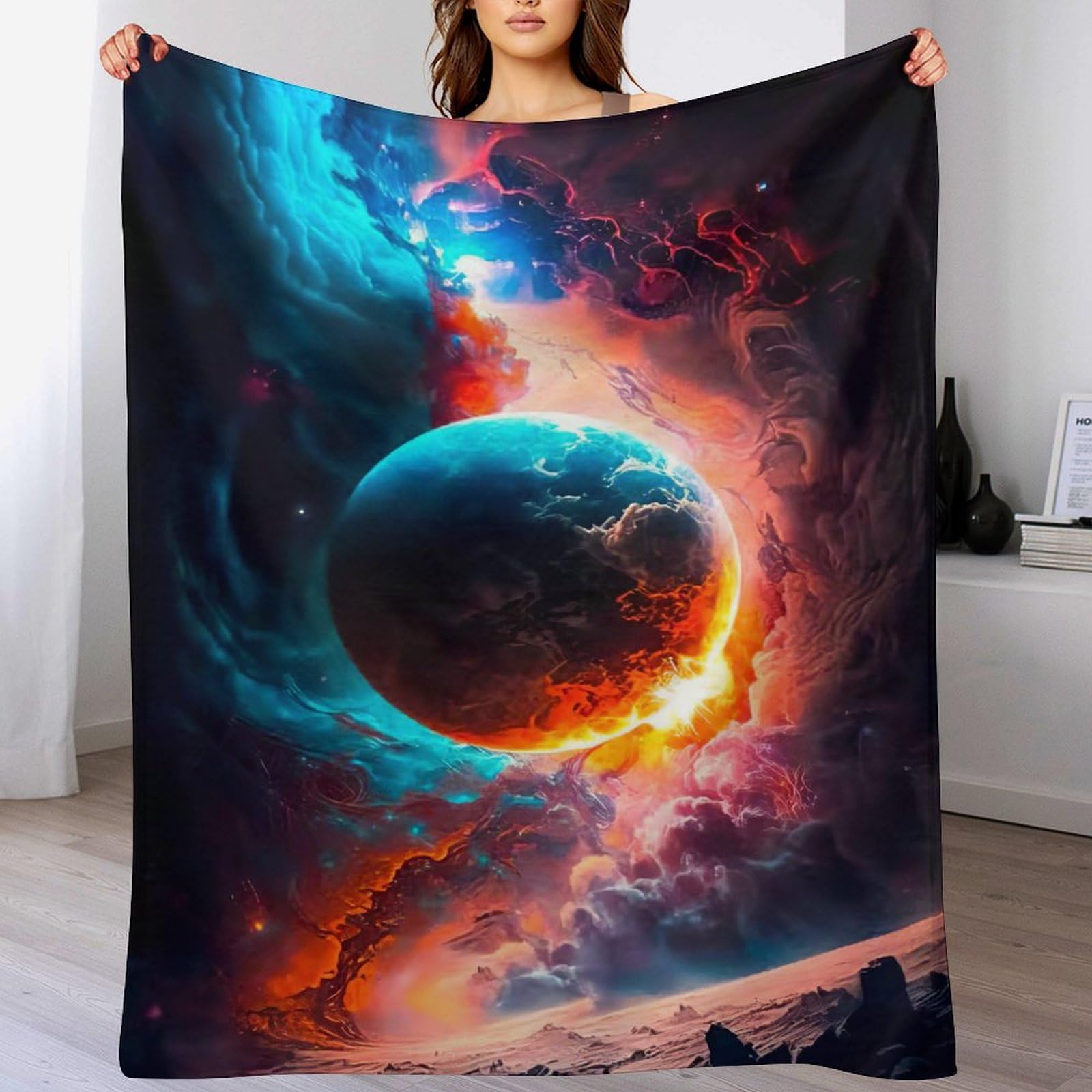 Couverture en Flannel haut de gamme 150x200cm au toucher ultra doux et moelleux