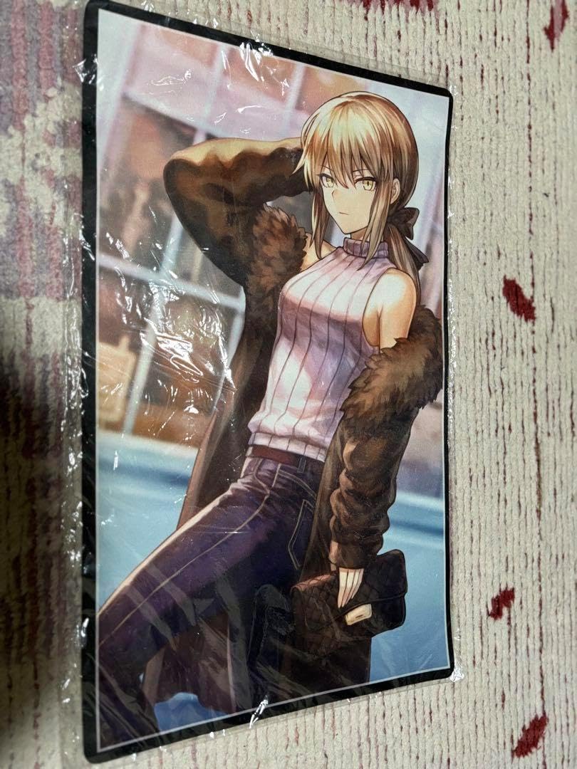 FGO セイバーオルタ カオスレア 箔押し 混沌の女神様 プレイマット FGO セイバーオルタ カオスレア 箔押し 混沌の女神様 プレイマット