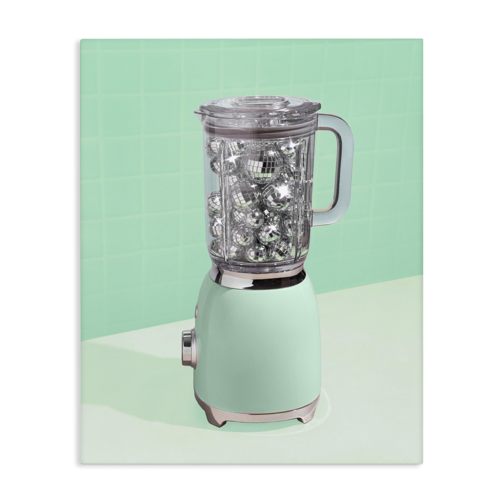Stupell Industries Retro Disco Drink Blender, 61 x 76 cm tela Wall Art