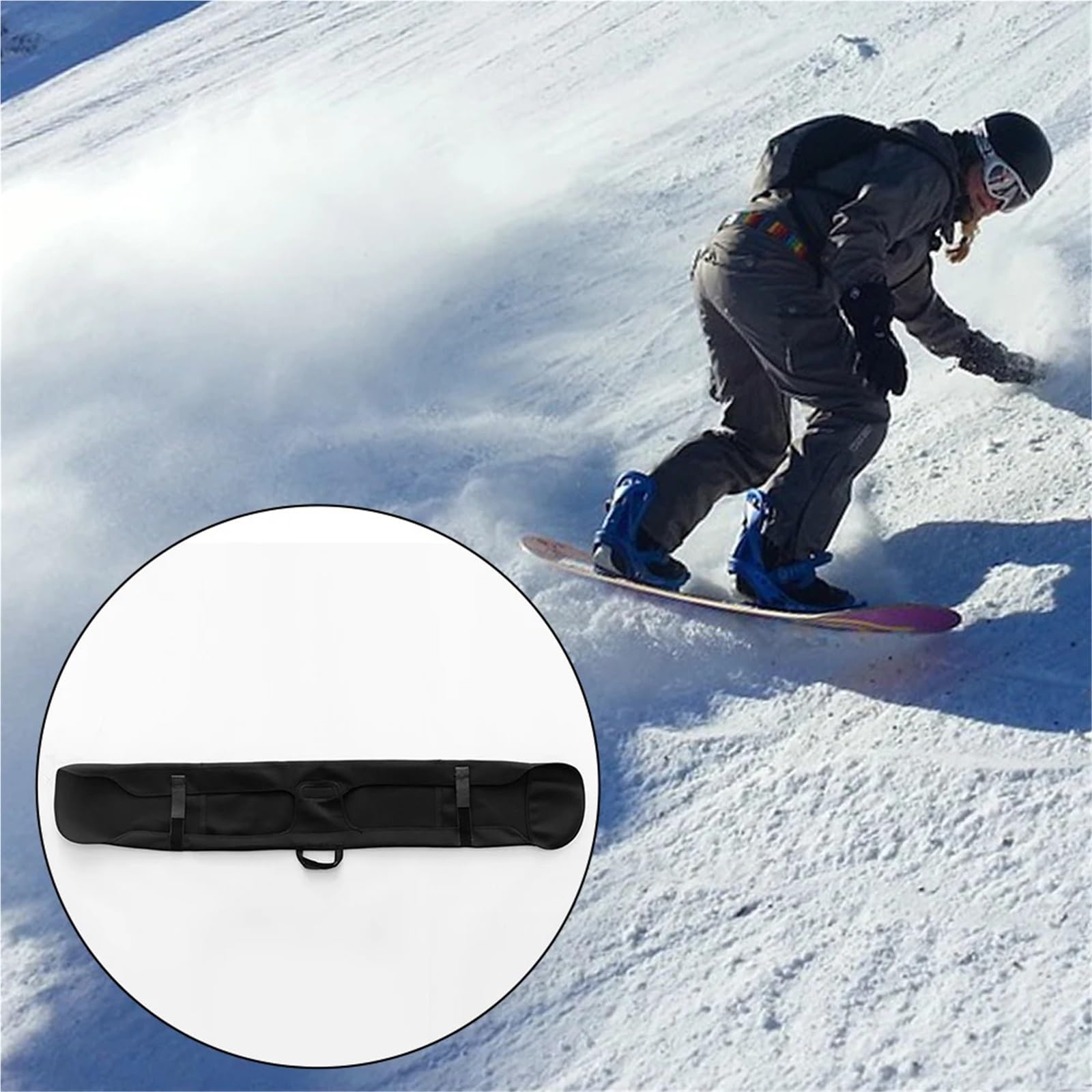 Leicht zu tragende Ski-Snowboard-Tasche, Tragetasche, Liner-Tasche, Schutz, Kratzgummi, aus Neopren