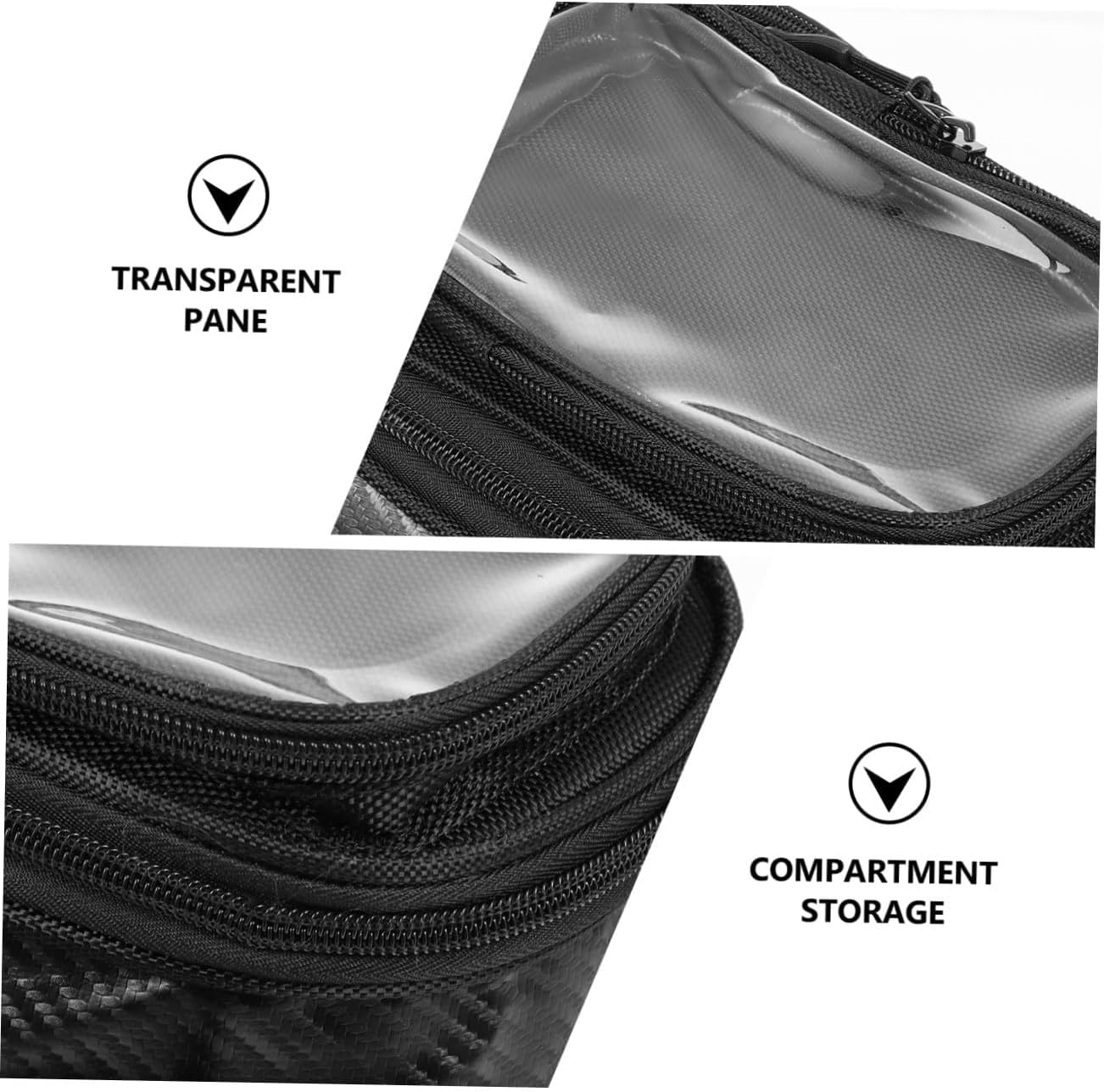 Wear-resistant Oxford Cloth Motorcycle Tank Bag with Strong Magnetic Base Transparent Phone Window for Navigation Large Capacity Motorbike Pouch for Tools and Essentials Portable