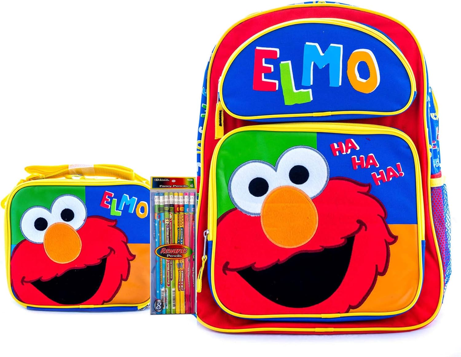 elmo backpack and lunchbox