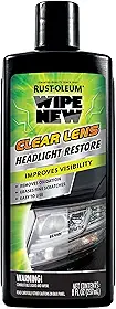 Wipe New Rust-Oleum 381403 Restaurador de farol de lente transparente, 237 ml