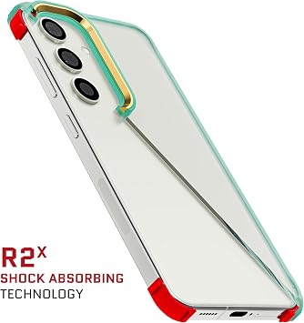 Ghostek Covert Galaxy S24 スマホケース クリア ミリタリーグレード 耐衝撃保護 滑り止めグリップ 保護シリコンカバー 2024 Samsung Galaxy S24 6.2インチ ティール
