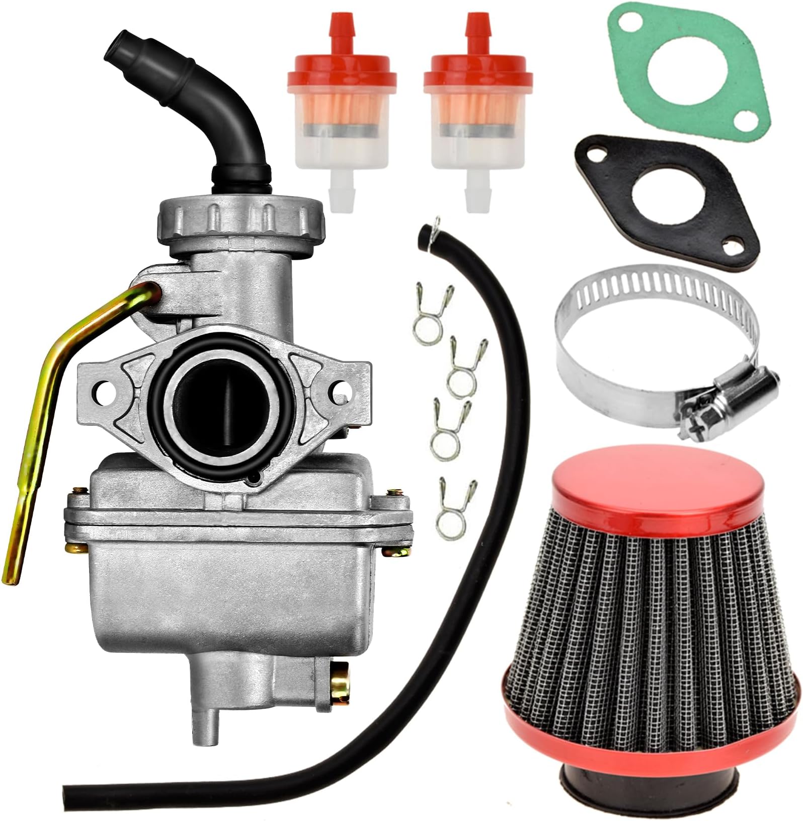 PZ20 Carburetor Set with Air Filter and Fuel Filter ATV