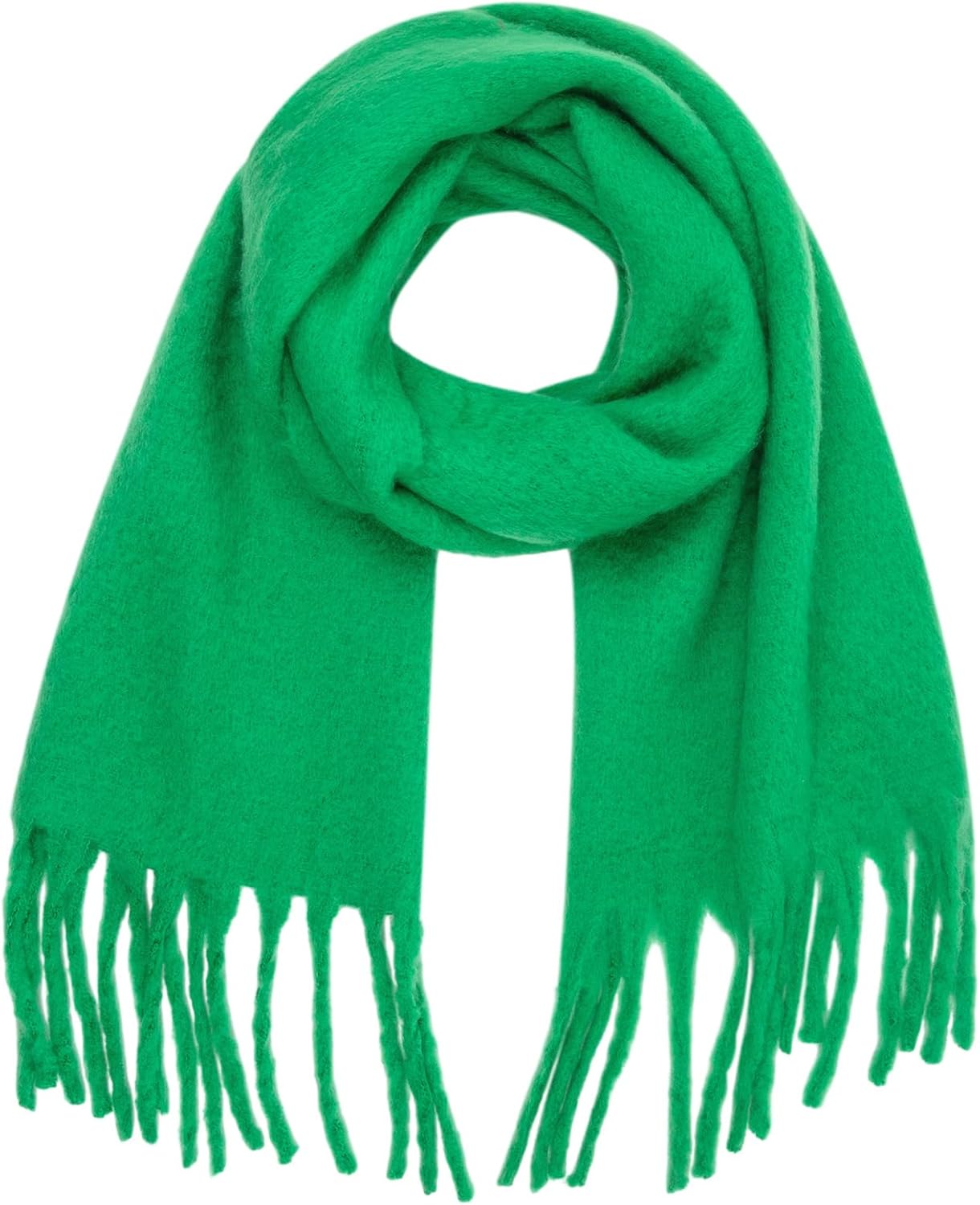 Womens Scarf Winter Big Colorful Checked Thick Warm Soft Scarves Casual Tassel Blanket Scarf - Image 2