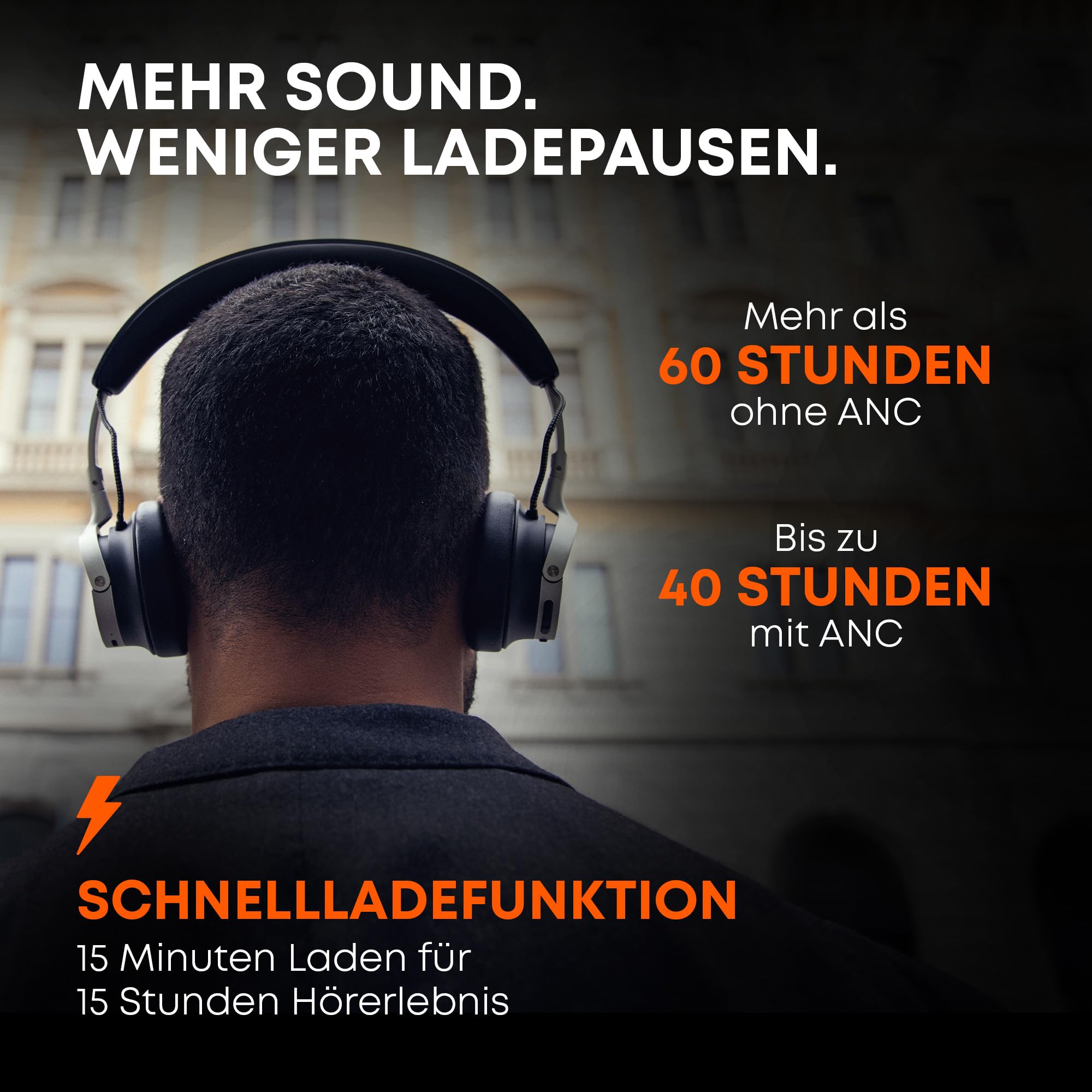 beyerdynamic AVENTHO 100 Wireless On-Ear Kopfhörer mit aktiver Geräuschunterdrückung, 60 Stunden Akkulaufzeit, faltbares Design, austauschbare Ohrpolster, in Cream - neues Update per App verfügbar