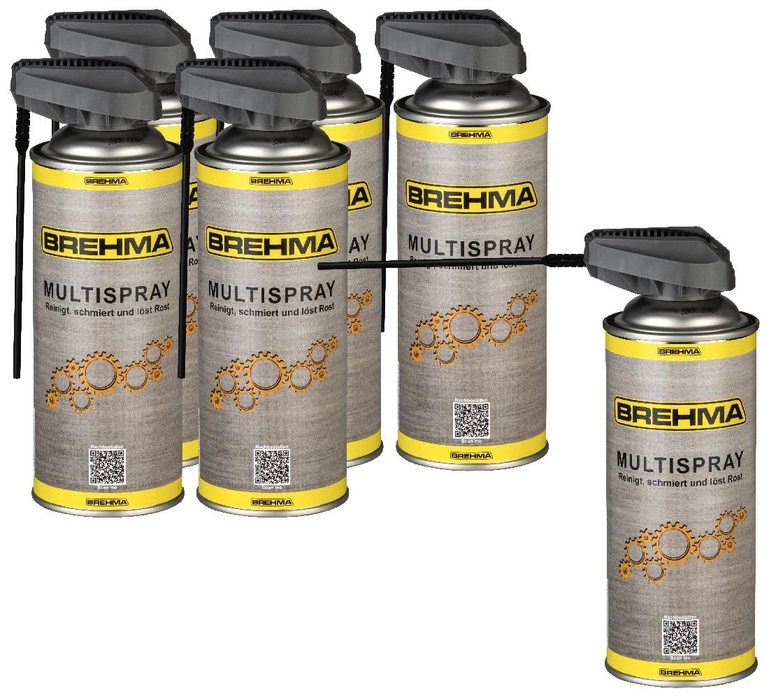 12x BREHMA Cobra Sprühkopf Multispray 400ml Multifunktionsöl Öl Vielzweckspray Kriechöl