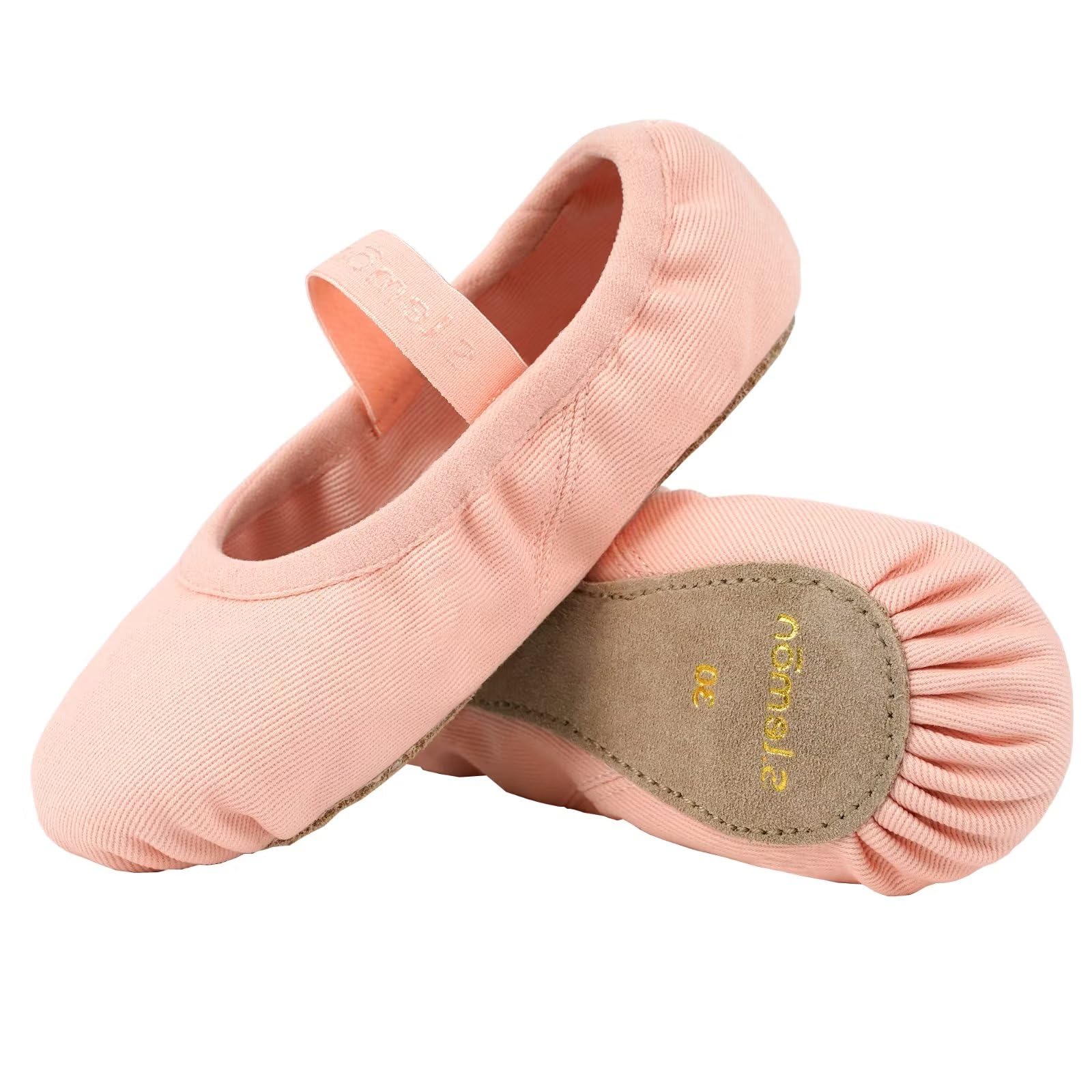 Buty baletowe dla początkujących, elastyczna, cała skórzana podeszwa, buty do tańca, buty baletowe dla dzieci i dziewczynek