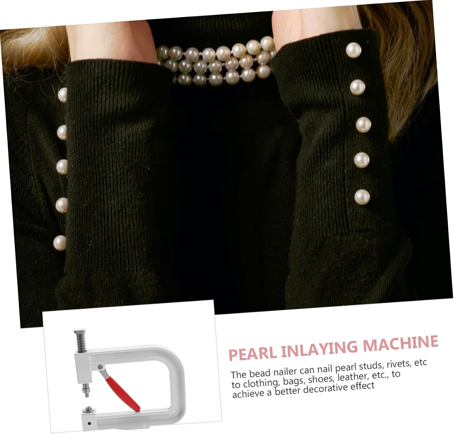 Manual Beading Machine Pearl Fixing Tool for DIY Craft