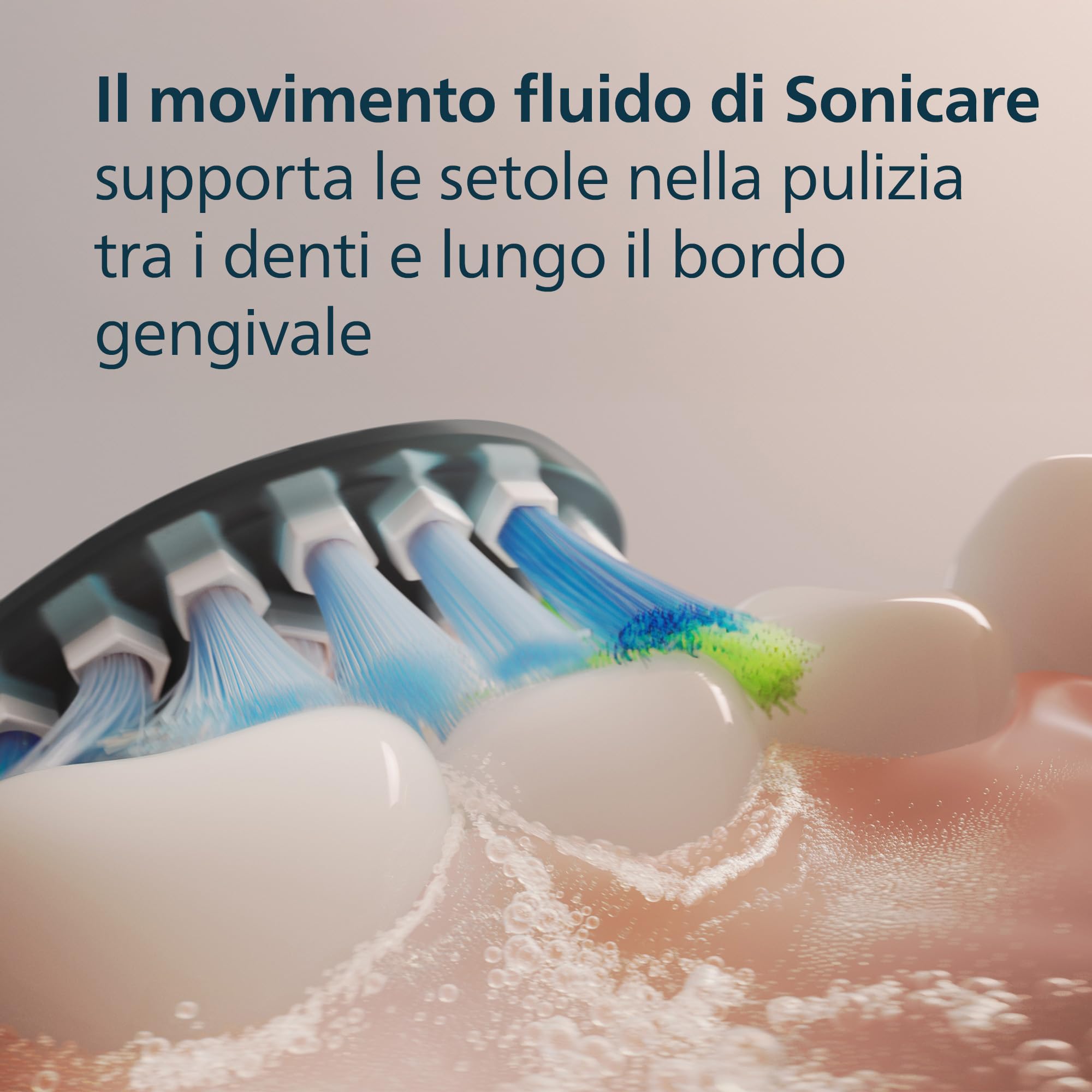 PHILIPS Sonicare C3 Premium Plaque Defence, testine di ricambio originali, nero, confezione da 2, HX9042/88, Nuovo, 2 Testine