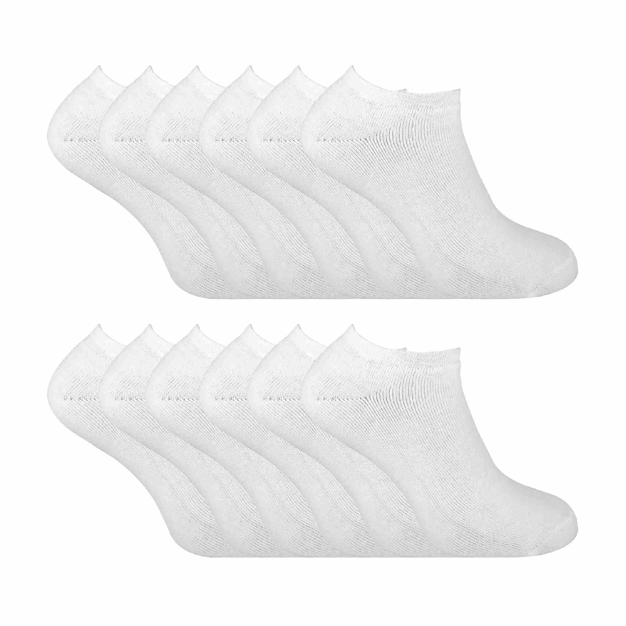 Sock Snob Men's Cream Thermal Low Cut Trainer Socks | 12 Pair Multipack | Winter Invisible Socks For (6-11, ,)