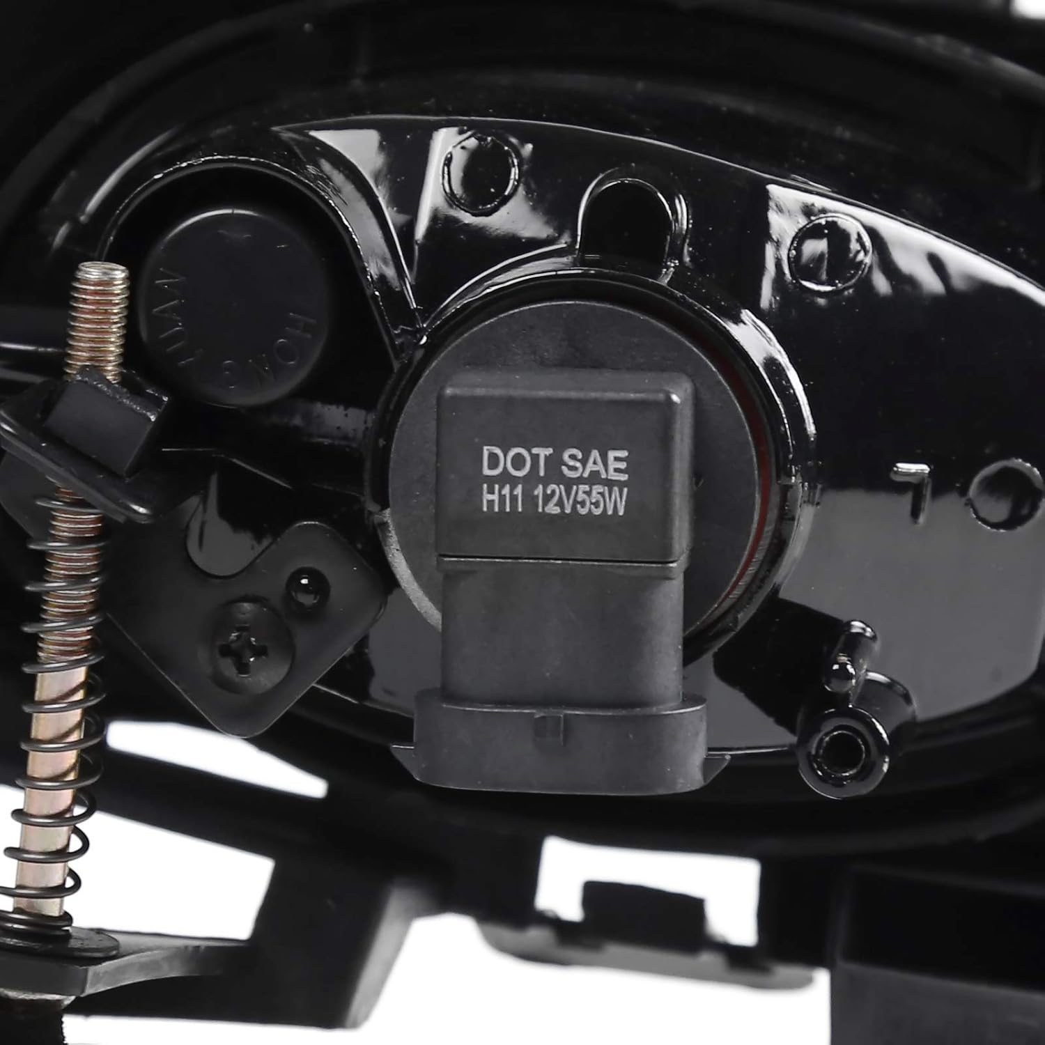 Carpartsinnovate Fits 07-09 Mazda 3 Sedan 4Dr Replacement Clear Fog Lights Driving Bumper Lamps+Switch