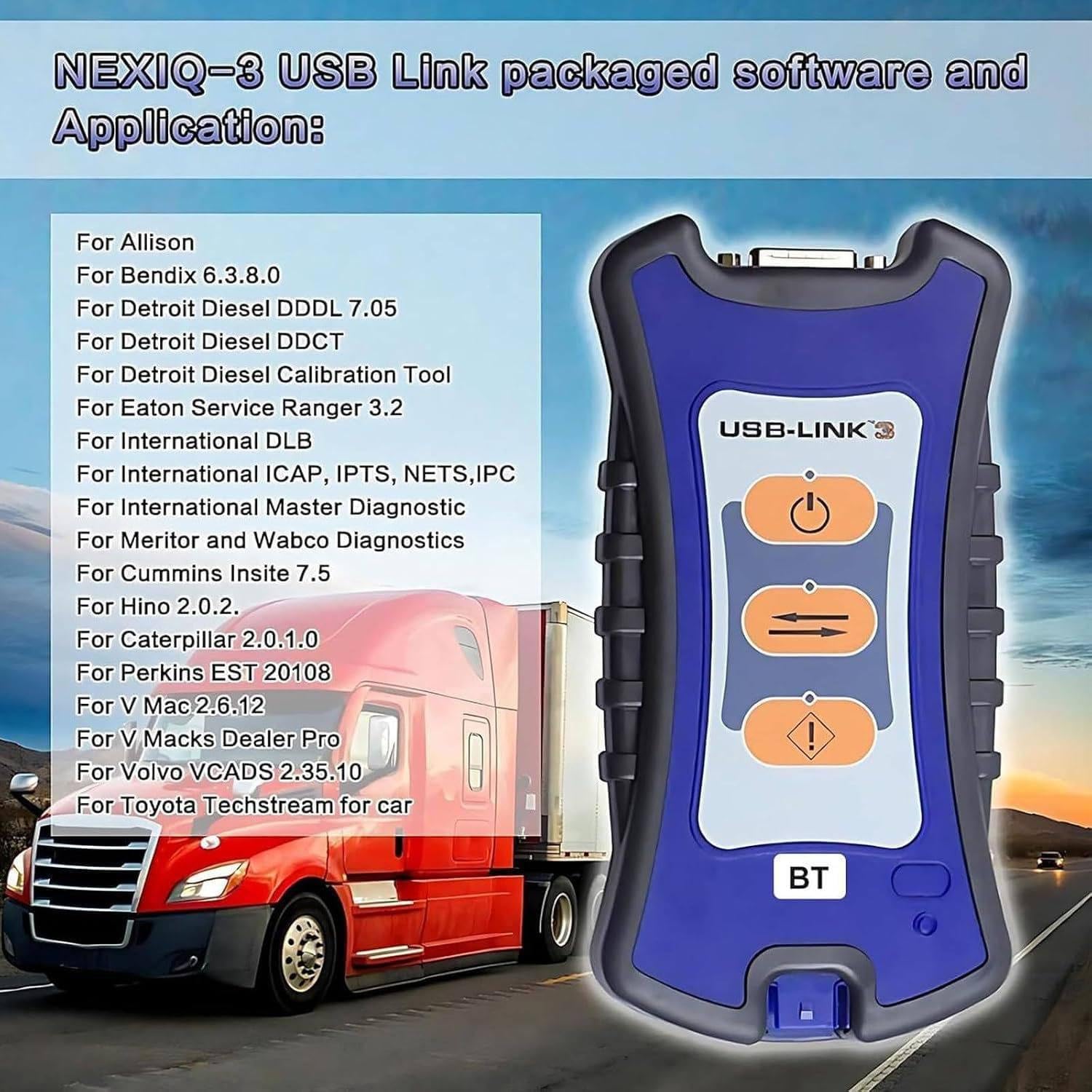 Nexiq USB-Link 3 Wired – skaner diagnostyczny
