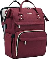 Vista 14 de Mochila para laptop LOVEVOOK para mujer, Negro, Mochilas Daypack