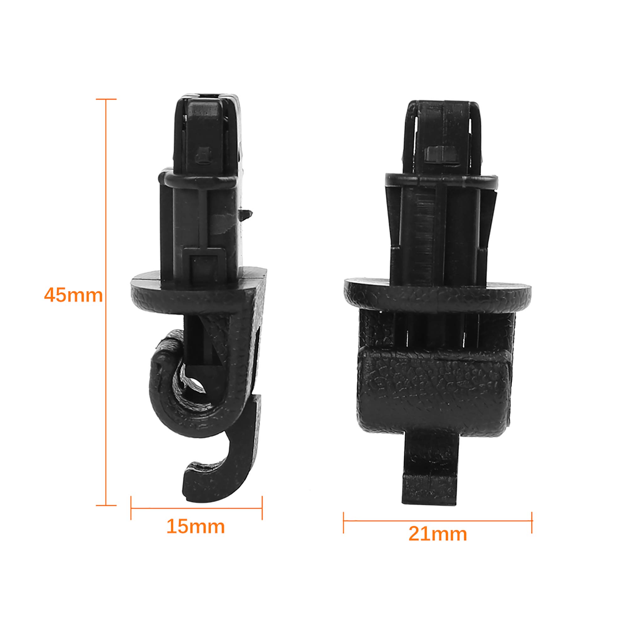 Amazon.com: uxcell 4pcs Door Sunshade Hook Clip for Honda Odyssey
