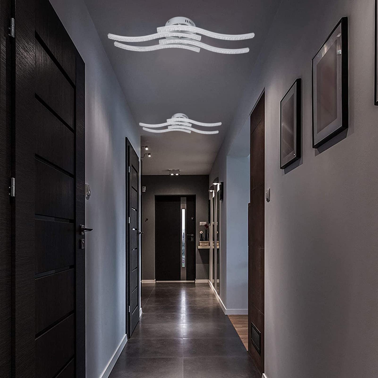 Plafón LED con Mando a Distancia, 64W de Ahorro energético.