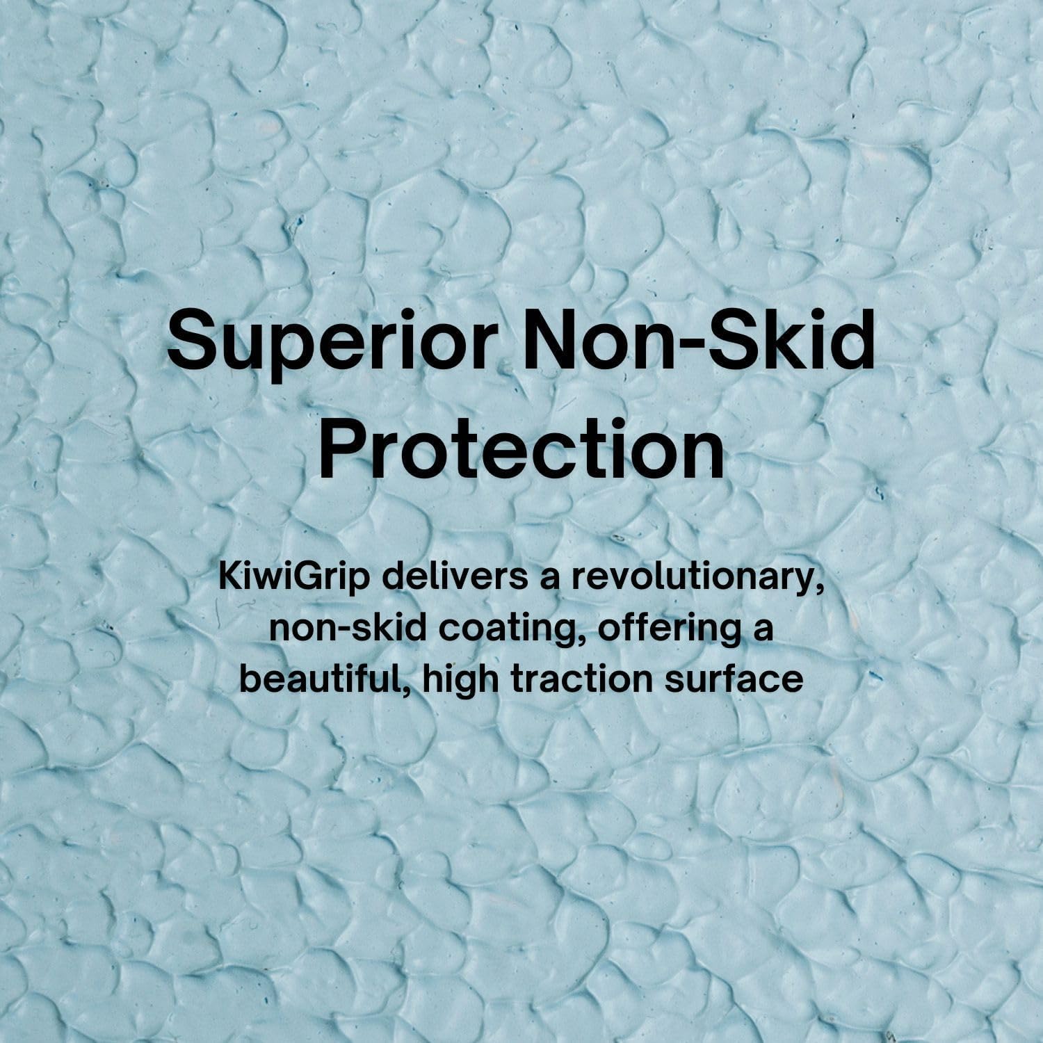 KiwiGrip Non-Skid Coating for Boats, Decks, Ramps or Steps - Blue, 4 Liters - Water-Based Acrylic for Wood, Fiberglass, Concrete, Metal - KG-4BL-PR