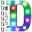 Foaky Colorful LED Letter Lights with Remote,Marquee Light Up Letters Sign for Night Light Wedding/Birthday Party Battery Powered Christmas Lamp Home Bar Decoration(D)