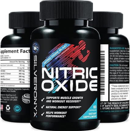 Extra Strength Nitric Oxide Supplement L Arginine 3X Strength - Citrulline Malate, AAKG, Beta Alanine - Premium Muscle Supporting Nitric Booster for Strength & Energy to Train Harder - 60 Capsules : Amazon.ae: Health