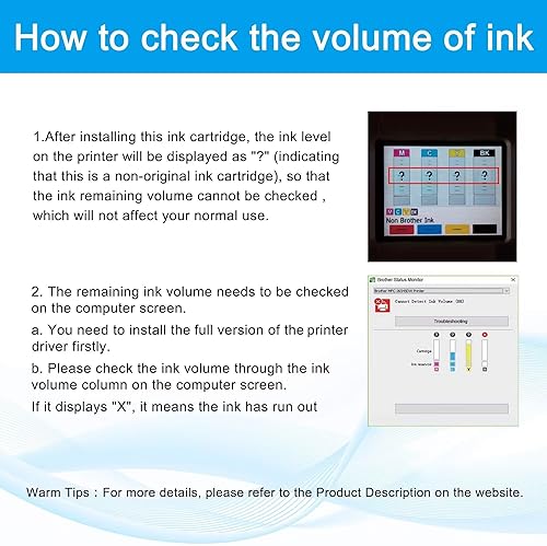 Miniatura 3 de LCL LC404 Ink Cartridge Replacement for Brother LC 404 LC-404 LC404BK LC404BK LC404C LC404M LC404Y Ink for MFC-J1205W XL MFC-J1215 MFC-J1215W