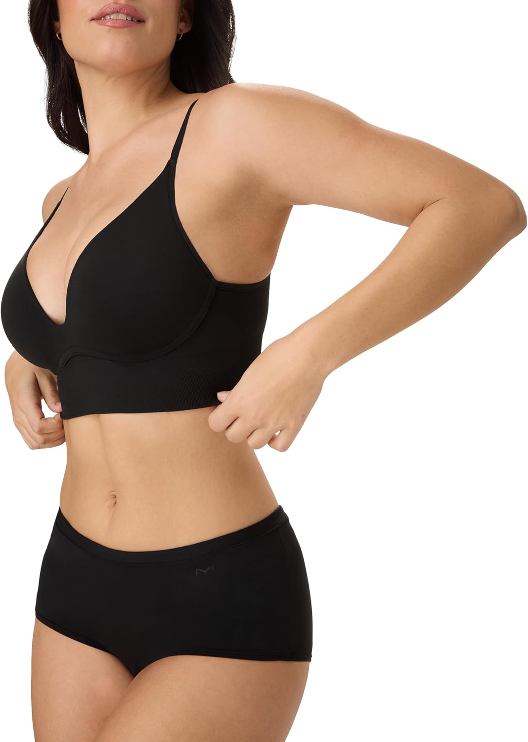 Maidenform Women's Push-up Bra, M Seamless Lift Longline Bralettes Bras for Women, Seamless, Convertible (Plus Sizes, Too) image 5