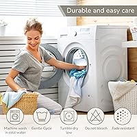 Vista 5 de Funda de edredón 100% algodón egipcio, tamaño King, hilos altos, ultra suave y liso, tejido de satén para todas las estaciones, ropa de cama