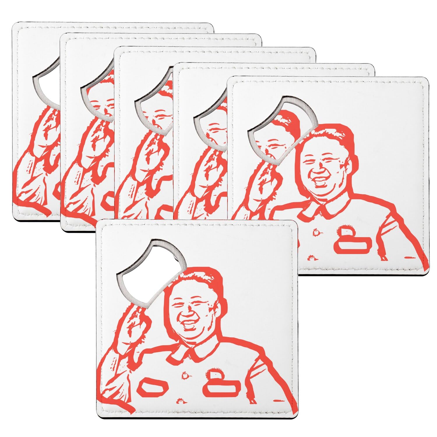 Sous verre décapsuleur Kim Jong Un, cadeau insolite pour fan d'humour