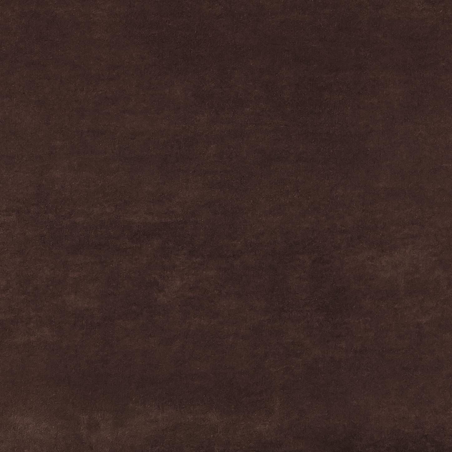 Luxurious Soft Suede Chocolate Futon Slipcover with Zipper Closure