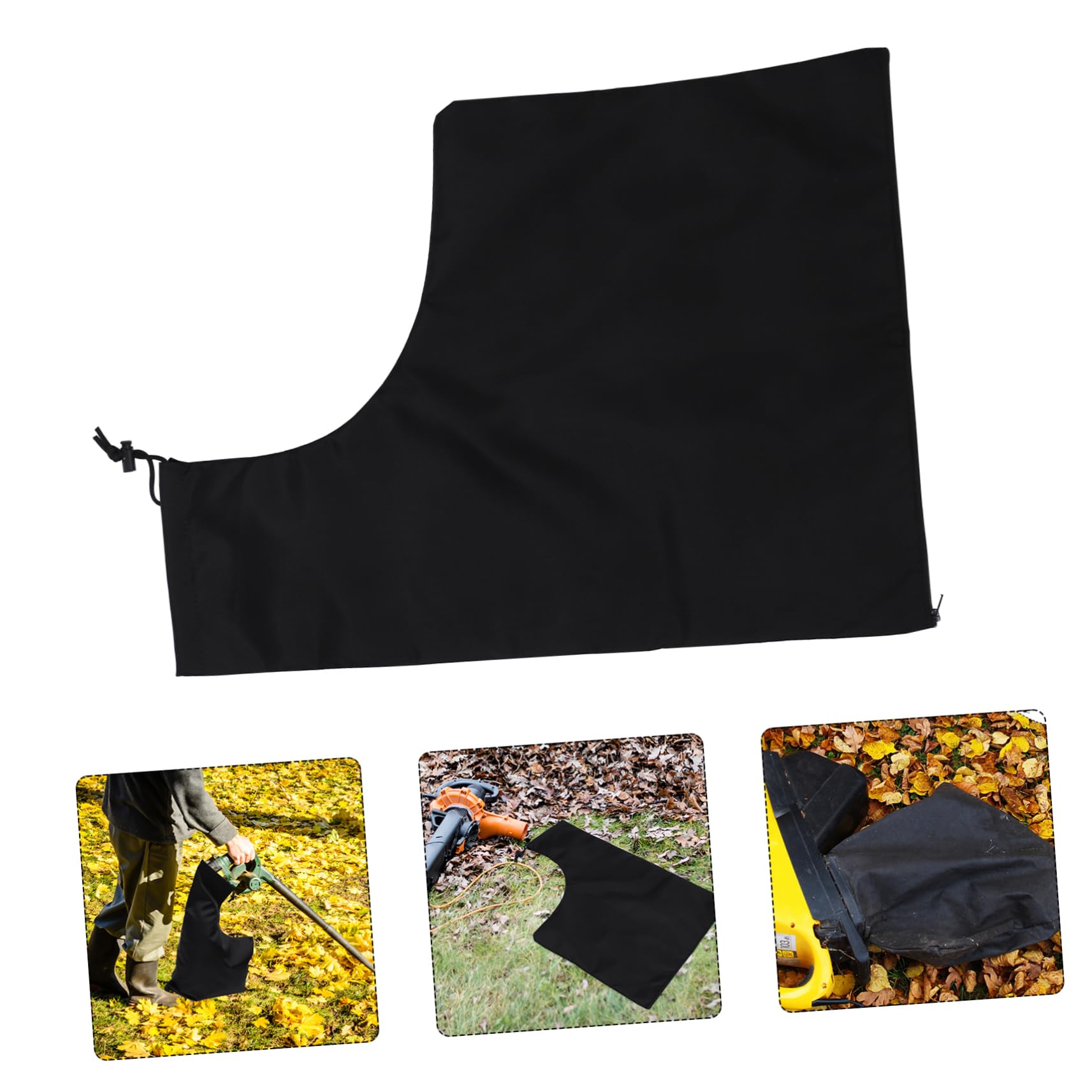 POPETPOP 4 Pz Sacco raccolta foglie cadute vuoto fogliare polvere soffiatore per foglie buster portarifiuti sacchetti per soffiatori di foglie borsa in tessuto oxford Panno Oxford Black