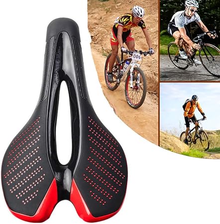 Sella Bici Comoda Donna Citybike, Sellino Bicicletta Mountain Bike Design  Ciclismo Antiscivolo E Design Scanalato Adatto per Uomo/Donna,Red : Amazon.it:  Sport e tempo libero