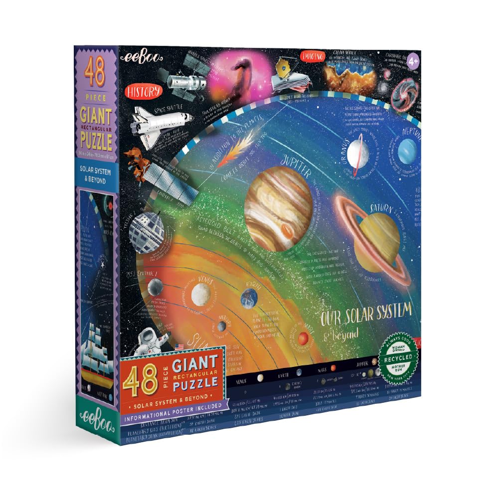 Solar System 48 Giant Piece Children's Puzzle, 30" x 24"