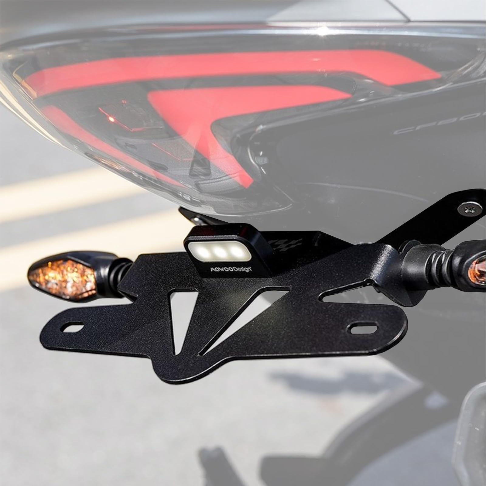 Amazon.com: TT719 Fender Eliminator Tidy Tail License Plate Frame