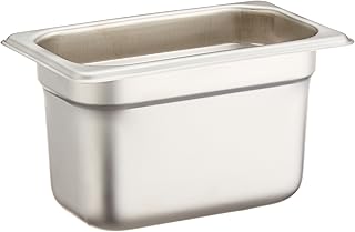 Winco Anti-Jamming Steam Pan, 1/9 by 4-Inch, Standard Weight