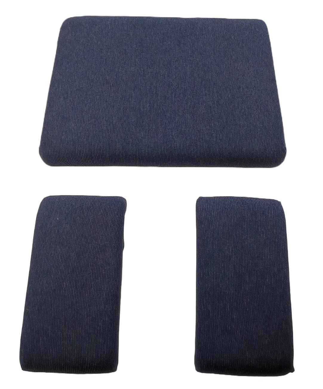 ergositting Set Fodere elasticizzate colore Blu per sedia ergonomica - 3 pezzi (sedile + 2poggiaginocchia)