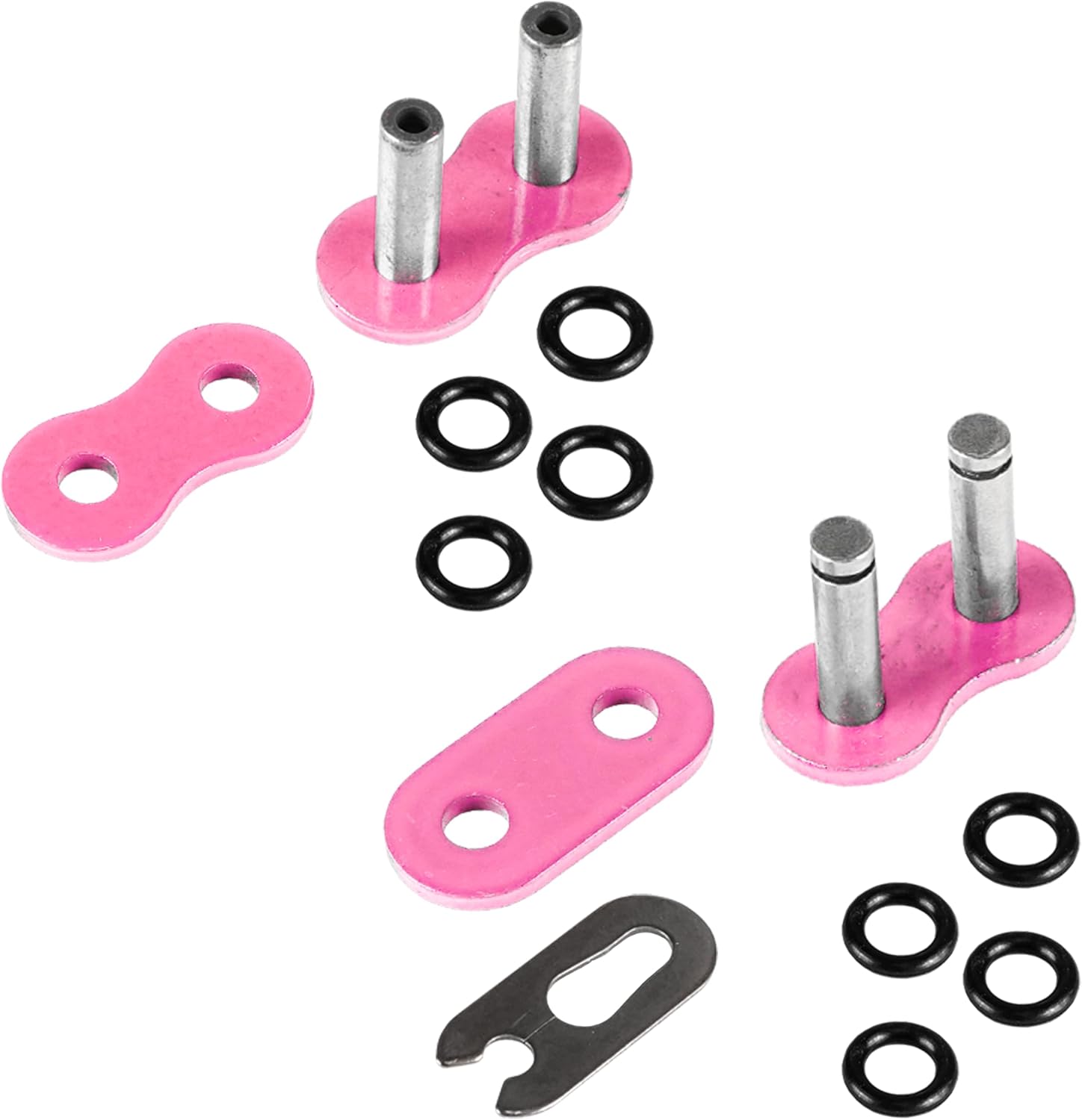 Caltric Pink O-Ring Drive Chain Compatible with Yamaha Warrior 350 YFM350X 1997-2003