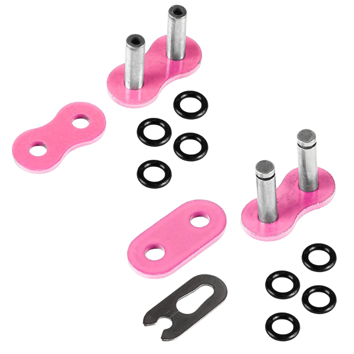 Caltric Pink O-Ring Drive Chain Compatible with Yamaha Yz175 Yz-175 Yz 175 1976