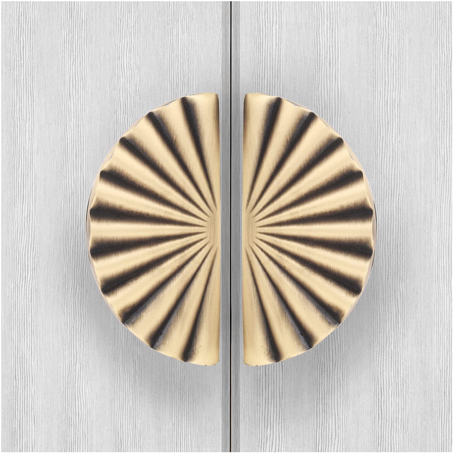 Mr. Mangru Zinc Alloy Half Circle Antique Brass Finish Sun Design Drawer/Cabinet | Kitchen Drawer Cupboard Furniture Pulls Knob Hardware (Size: 2.5 Inch, Pack of 4) (B0B14LH5M4) Amazon Price History, Amazon Price Tracker
