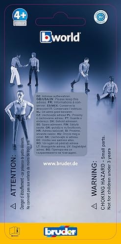 Miniatura 5 de Bruder 60006 Bworld Man with Light SkinBlue Jeans Figura de juguete