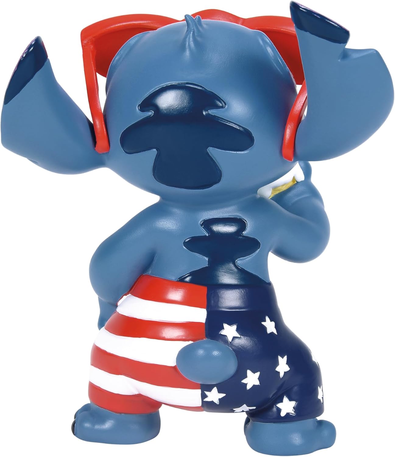 Enesco Disney Showcase Lilo and Stitch Patriotic Summer Stars and Stripes Figurine, 5 Inch, Multicolor