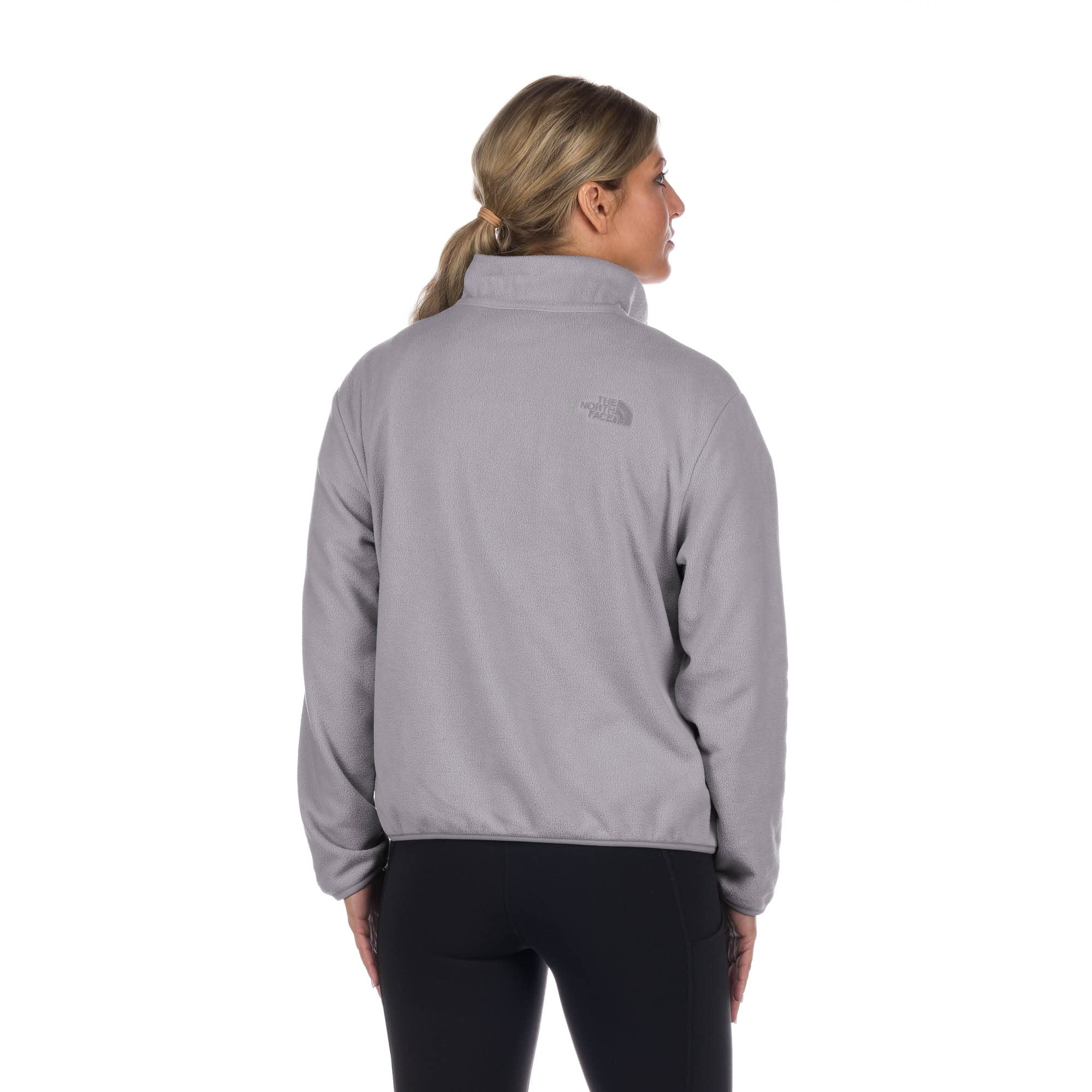 The North Face Womens Anchor ¼ Zip, L, Meld Grey at Amazon Women's