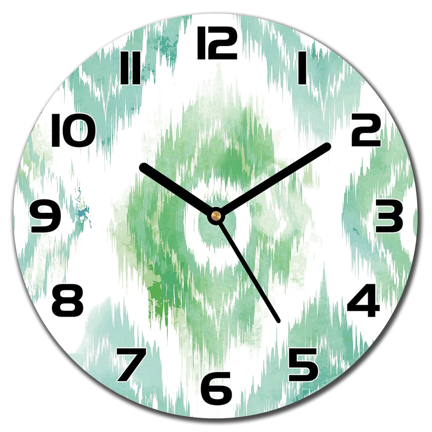 Horloge en verre Coloray : lisibilité parfaite et entretien facile pour cuisine et salon